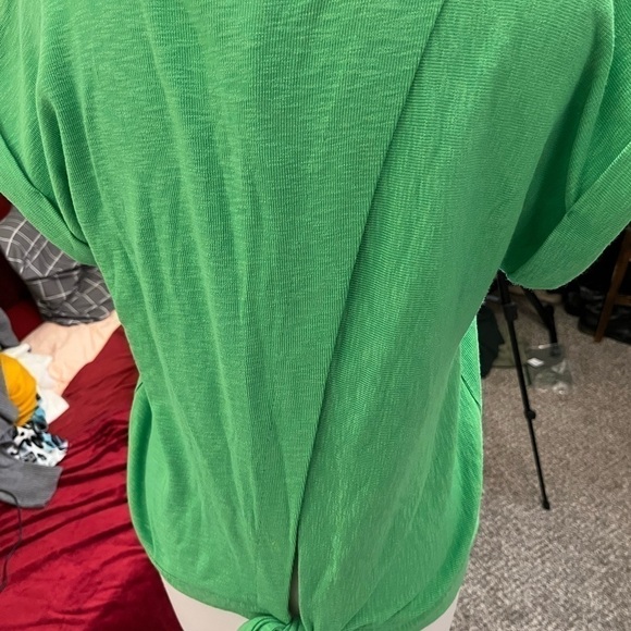 𝅺GREEN Blouse with back knot by A New Day - Picture 5 of 12